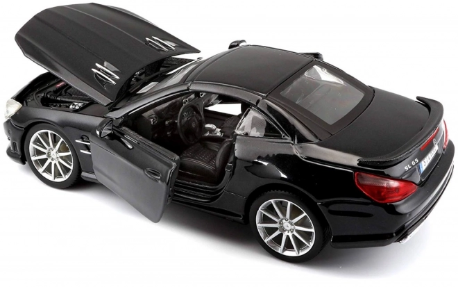 Bburago 1:24 Mercedes-Benz SL 65 AMG Metallic černá 18-21066
