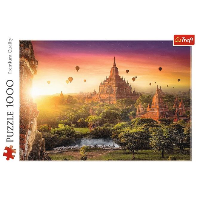 Puzzle 1000 prvků Starověký chrám v Barmě