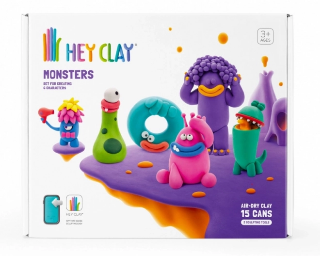 Hej Clay plastová sada Monsters