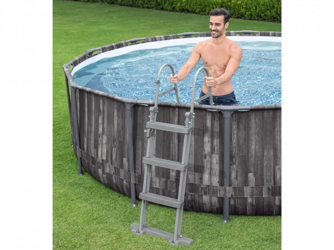 Bestway bazén s konstrukcí 366x100 cm dřevo