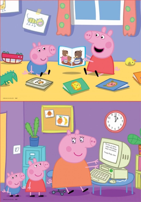 Educa puzzle Prasátko Peppa 2x20 dílků