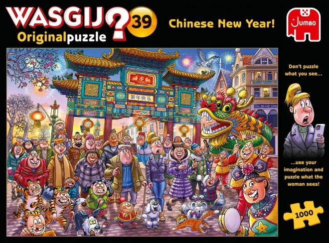 Puzzle 1000 prvků Wasgij Originální čínský nový rok