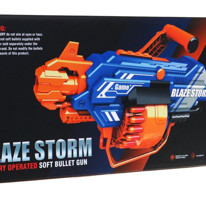 Velká dětská puška 8+ Blaze Storm 40 pěnových nábojů + podpůrná rukojeť