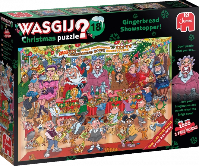 JUMBO Puzzle WASGIJ Christmas 18: Perníková přehlídka! 2x1000 dílků