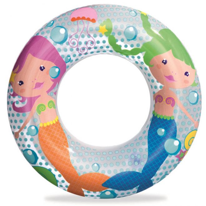 Nafukovací kruh mořská zvířátka - 51 cm – mořská panna