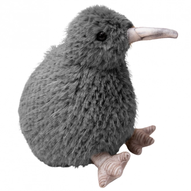 Plyšový pták Kiwi šedo 21cm