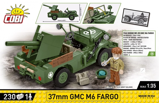 37 mm podložky GMC M6 Fargo