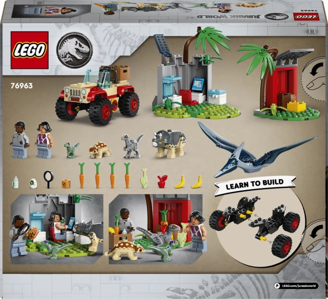 LEGO® Jurassic World 76963 Záchranářské středisko pro dinosauří mláďata