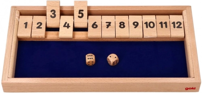 Goki Shut the box stolní hra pro 2 hráče