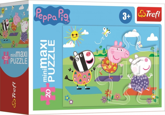 TREFL Puzzle Prasátko Peppa: Cvičení 20 dílků