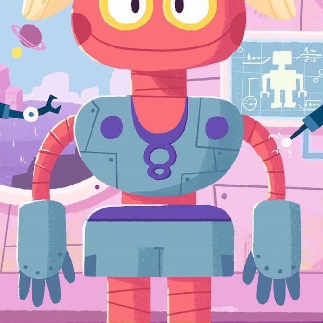 RAVENSBURGER Puzzle Mix&Match: Roztomilí roboti 3x24 dílků