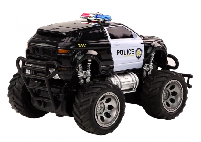 RC terénní policejní auto na dálkové ovládání 1:24