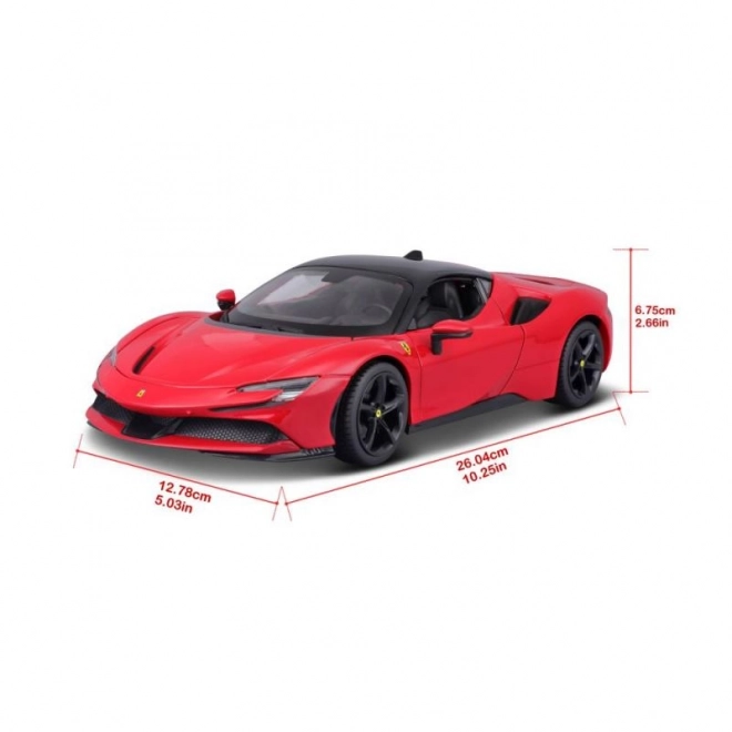 Kovové autíčko Ferrari SF90 Stradale od Bburago