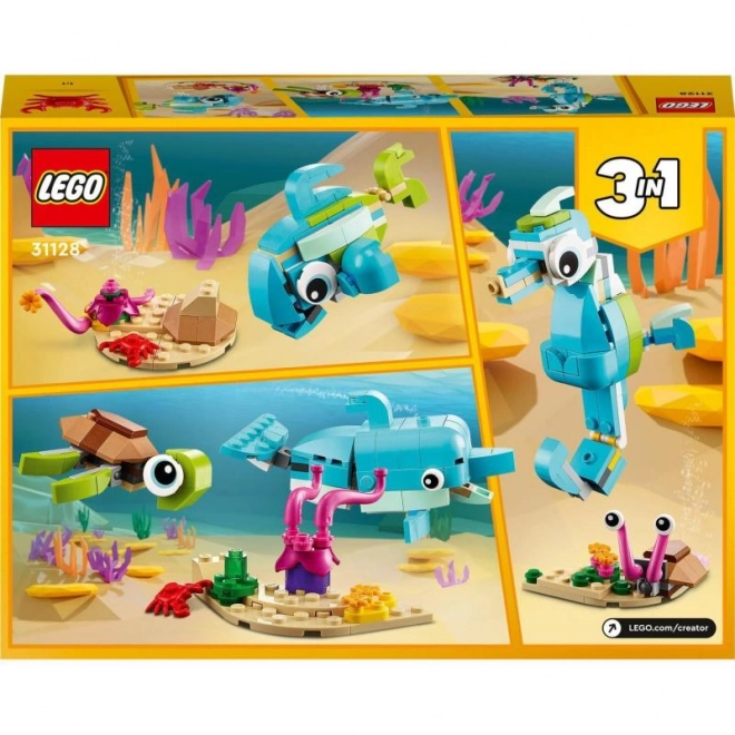 LEGO Creator 3v1 31128 Delfín a želva
