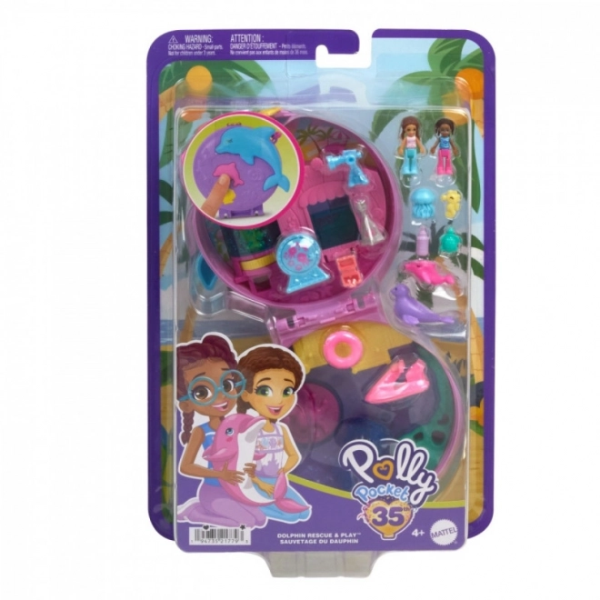 Polly Pocket Akvárium Delfín Kompaktní sada figurek