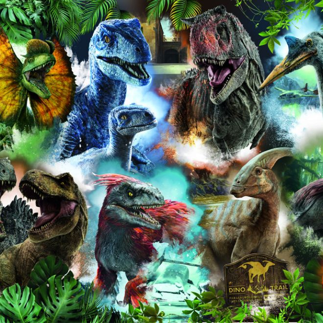 Puzzle - Oblíbení dinosauři 300 dílků