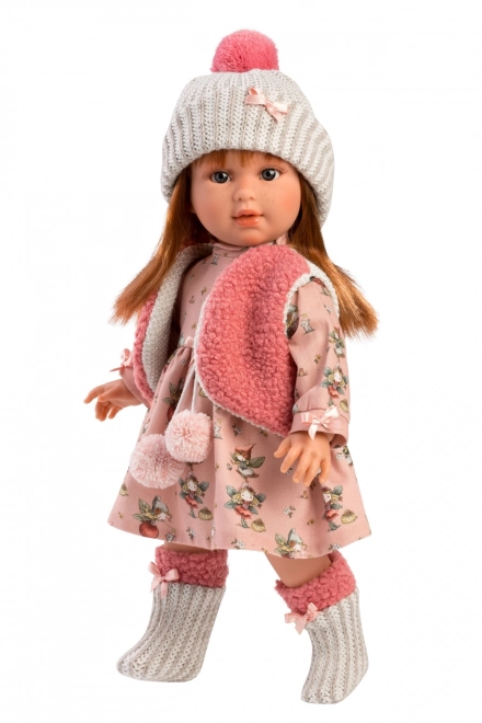 Llorens 54039 SOFIA - realistická panenka s měkkým látkovým tělem  - 40 cm