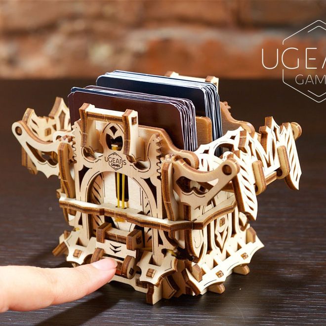 Ugears 3D puzzle - Karetní box 65 dílků