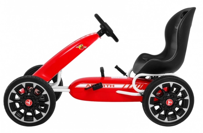 Gokart licencovaný ABARTH červený