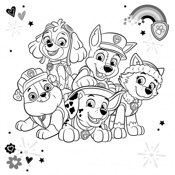 Pexeso v sešitu 64ks Tlapková patrola/Paw Patrol 21,5x21,5cm