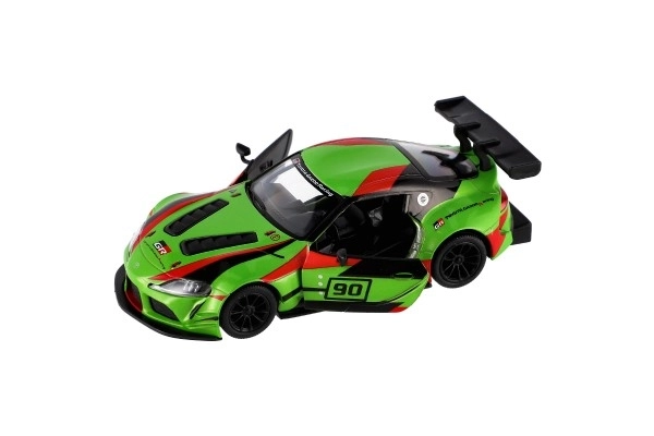 Auto Kinsmart Toyota GR Supra Racing kov 13 cm