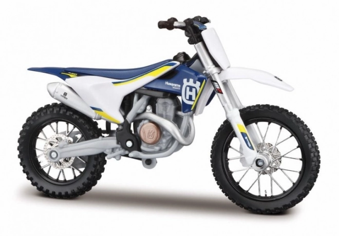 Kovový model motocyklu Husqvarna FC 450 1:18 se stojanem