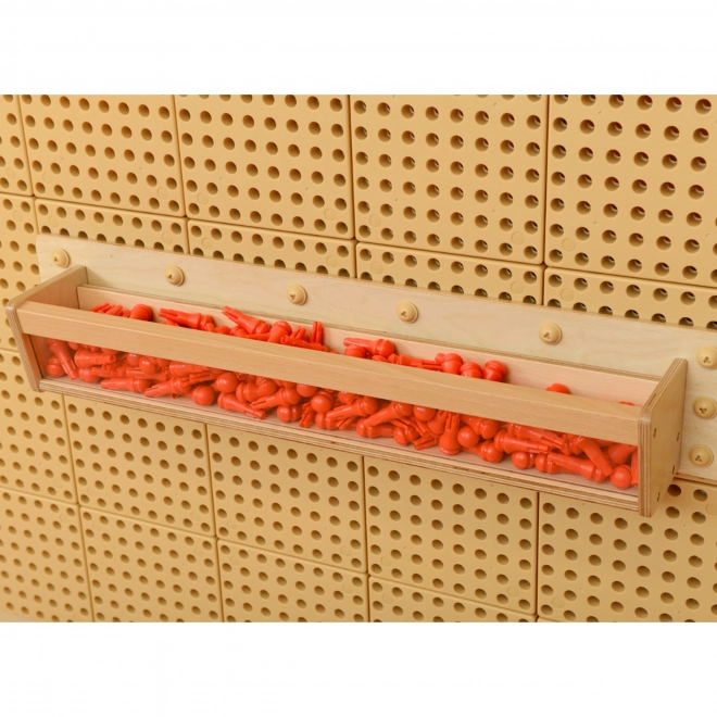 Masterkidz dřevěný box s průhlednou stěnou pro kreativní tabule STEM