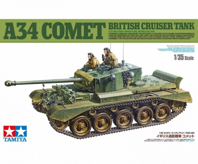 Plastikový model britského křižníkového tanku A34 Comet 1/35