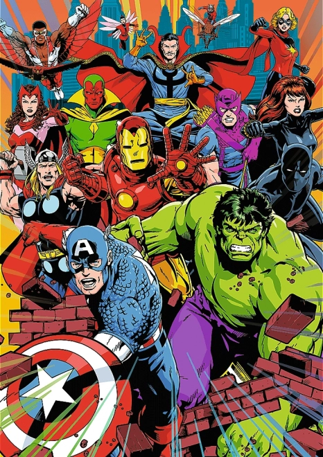 TREFL Puzzle Premium Plus Marvel: Hrdinové Marvelu 1000 dílků