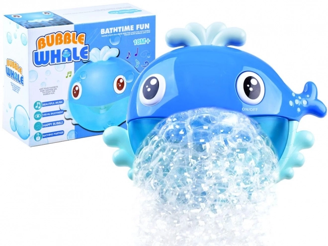 Hračka do koupele Bubble whale vytváří pěnu + melodie ZA3280