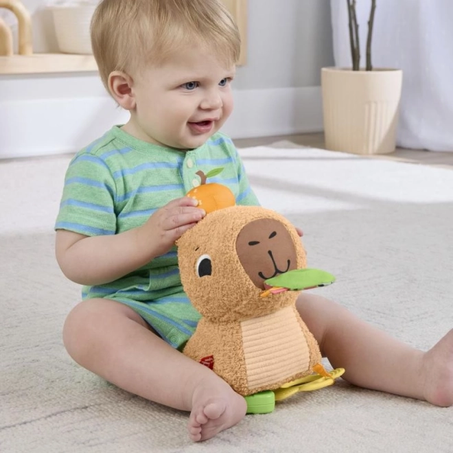 Fisher-price měkká hračka kapybara