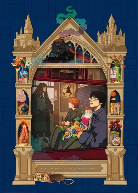 RAVENSBURGER Puzzle Harry Potter: Bradavice 1000 dílků