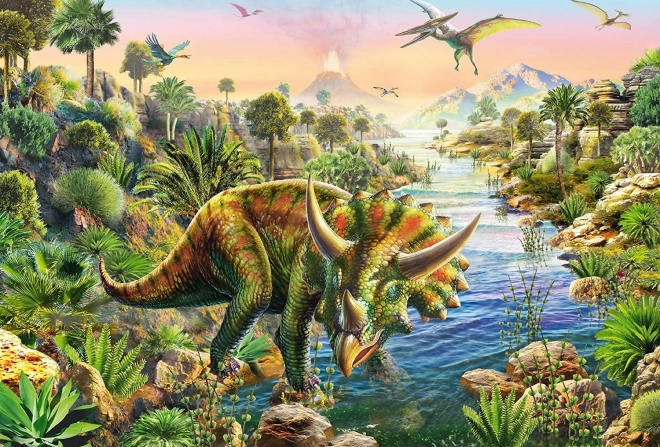 Puzzle dinosauří dobrodružství