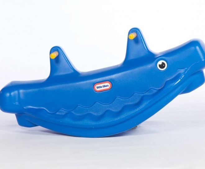 Modrá velryba na tyči