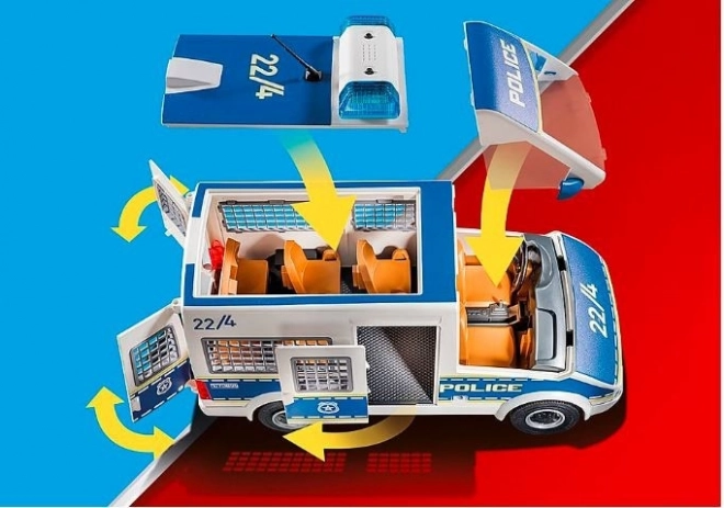 PLAYMOBIL® 70899 Policejní transportér se světlem a zvukem