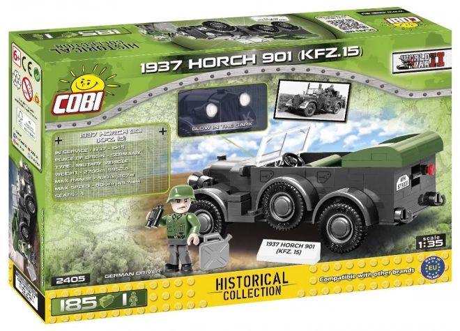 COBI 2405 II WW 1937 Horch 901 Kfz. 15, 1:35, 185 k, 1 f