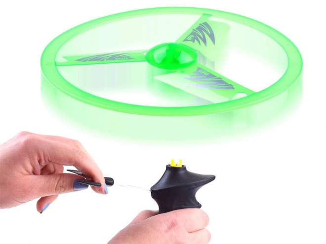 Disc zburător cu efect de lanț luminos SP0639 – Zelená