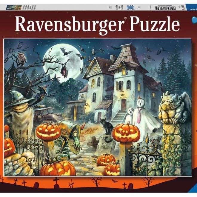 RAVENSBURGER Puzzle Halloweenský dům XXL 300 dílků