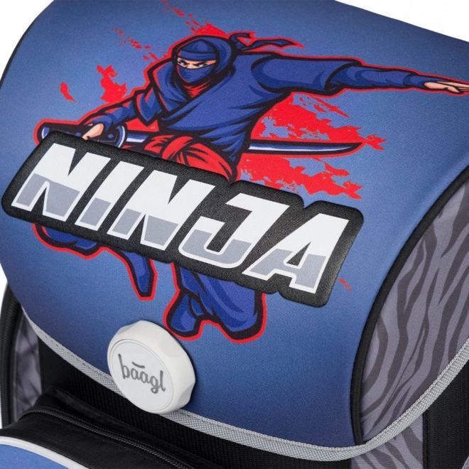 BAAGL SET 3 Ergo Ninja: aktovka, penál, sáček
