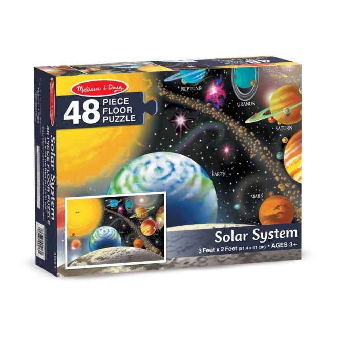 Podlahové puzzle Sluneční soustava - 48 dílků