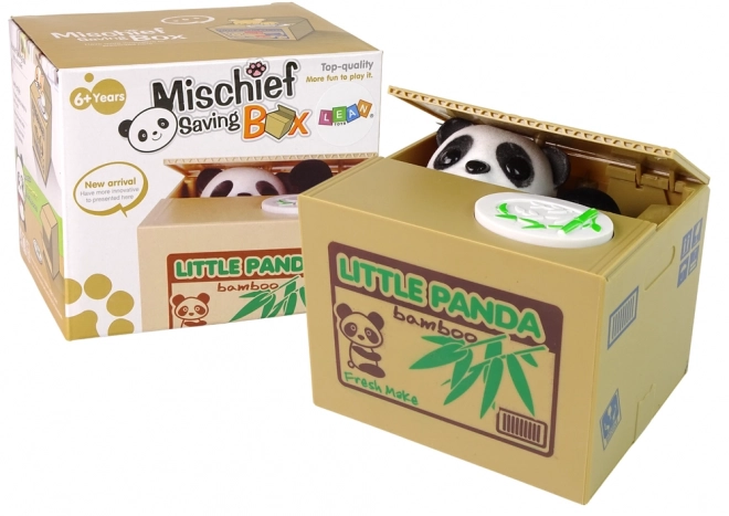 Box na peníze Panda se učí zachraňovat bambus