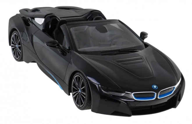 BMW i8 Roadster černý RASTAR model 1:12 Auto na dálkové ovládání + 2,4 GHz dálkové ovládání