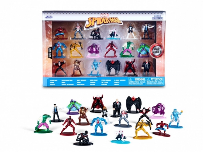 Spider-Man kovové figurky 18-pack verze 9