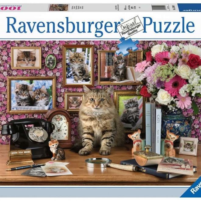 RAVENSBURGER Puzzle Moje drahá kočka 1000 dílků