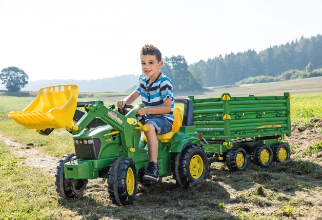 Traktor na pedály John Deere s lžící