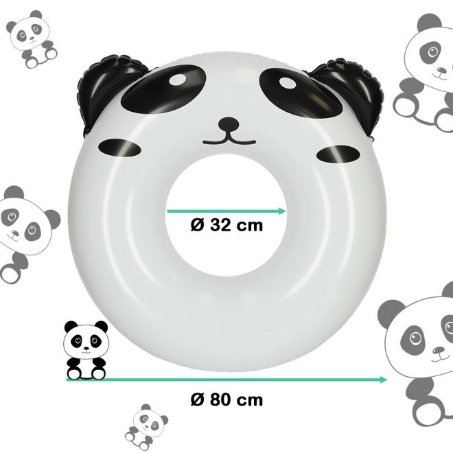 Nafukovací kruh Panda 80 cm