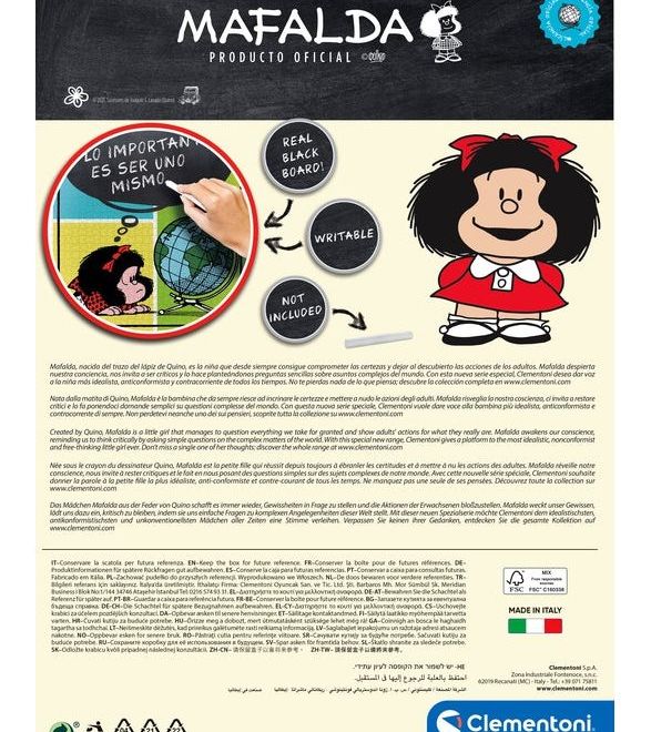 CLEMENTONI Puzzle tabule Mafalda 1000 dílků