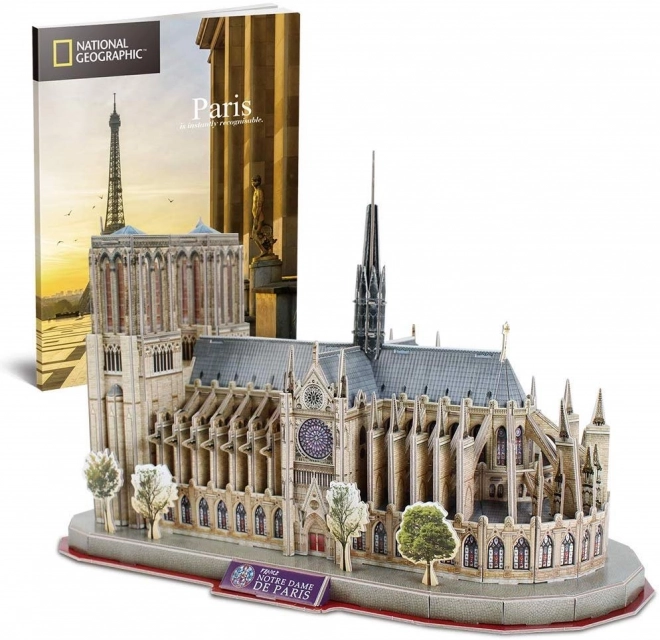 Puzzle 3D NG Notre Dame 128 dílků