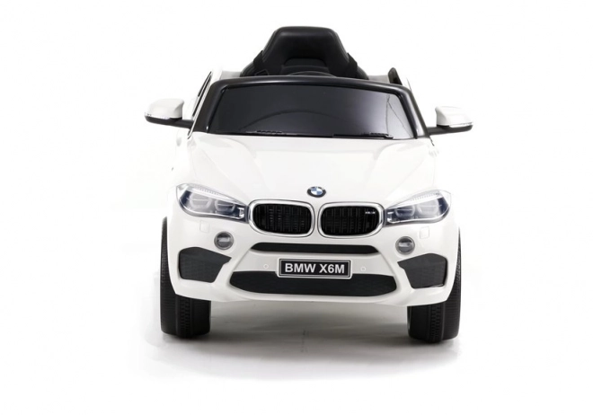 BMW X6 Battery Car Bílá kůže, EVA