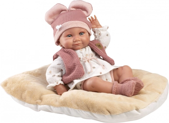 Realistická panenka miminko Llorens NEW BORN holčička 40 cm
